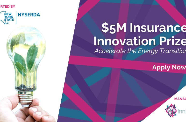 Apply for the USD 5 million Insurance Innovation Prize – Run by InnSure and supported by NYSERDA