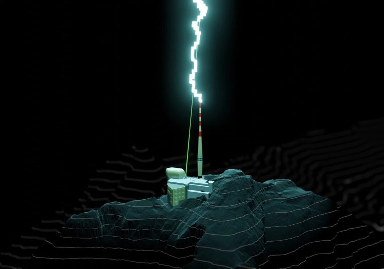 High-powered lasers can be used to steer lightning strikes