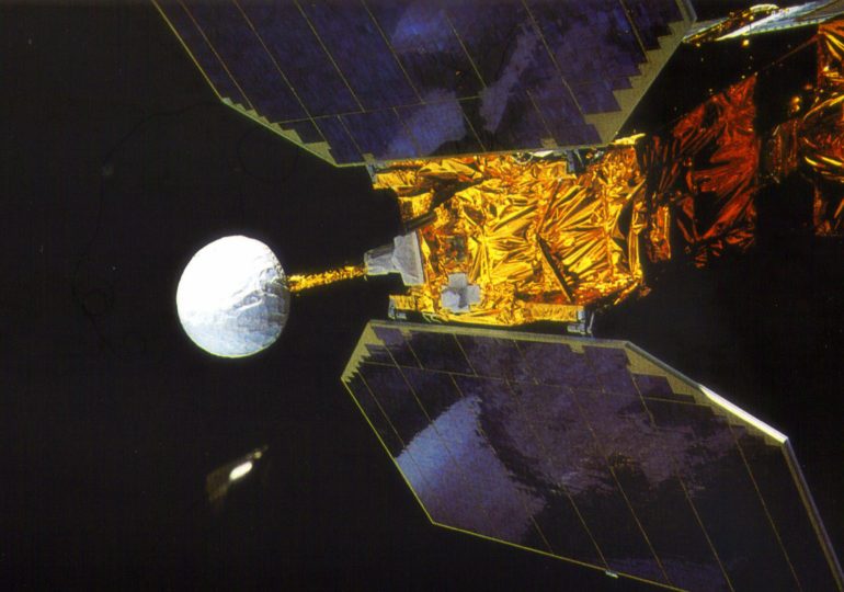 NASA's 38-year-old science satellite falls safely to Earth