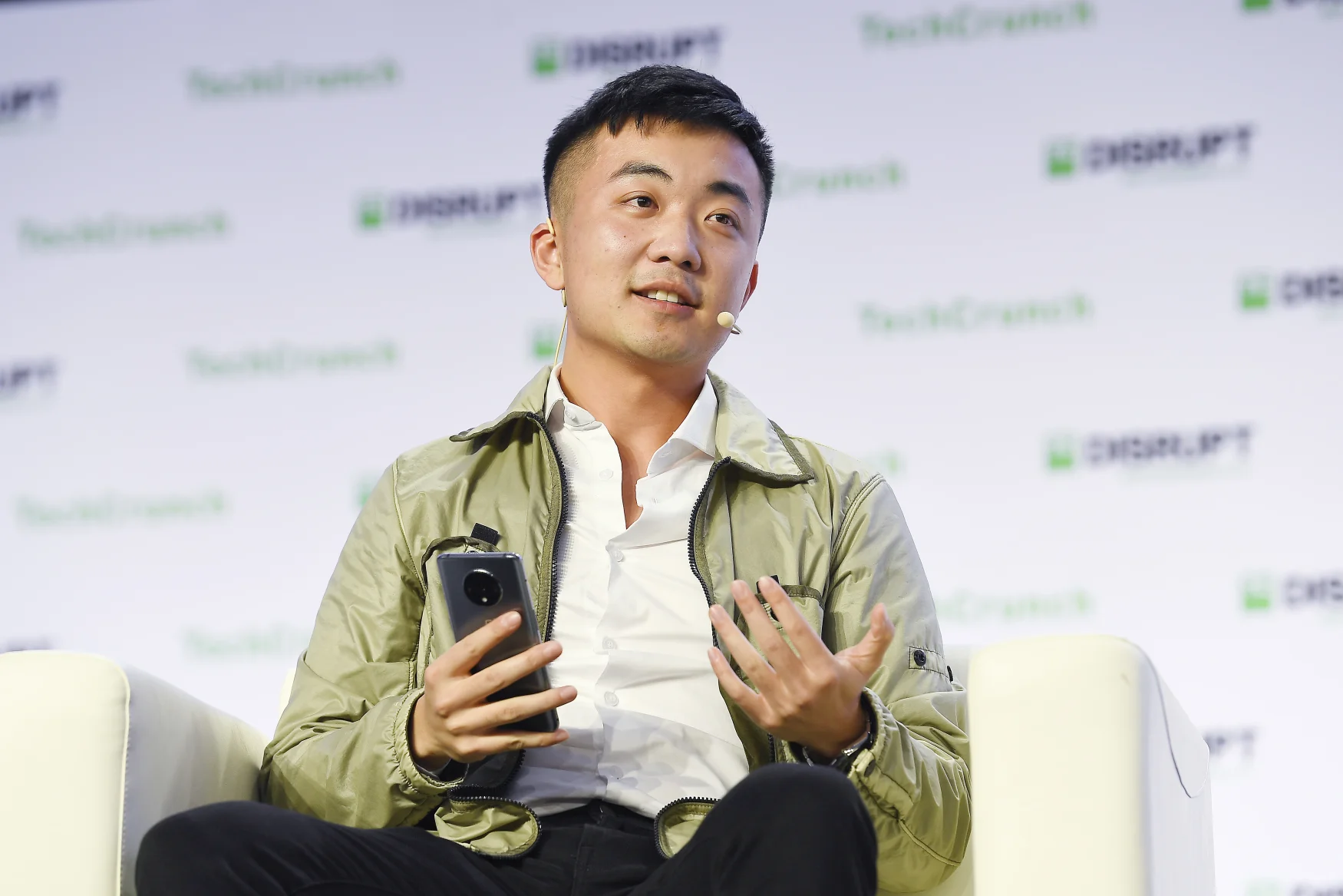 SAN FRANCISCO, CALIFORNIA - OCTOBER 04: OnePlus Co-founder Carl Pei speaks onstage during TechCrunch Disrupt San Francisco 2019 at Moscone Convention Center on October 04, 2019 in San Francisco, California. (Photo by Steve Jennings/Getty Images for TechCrunch)