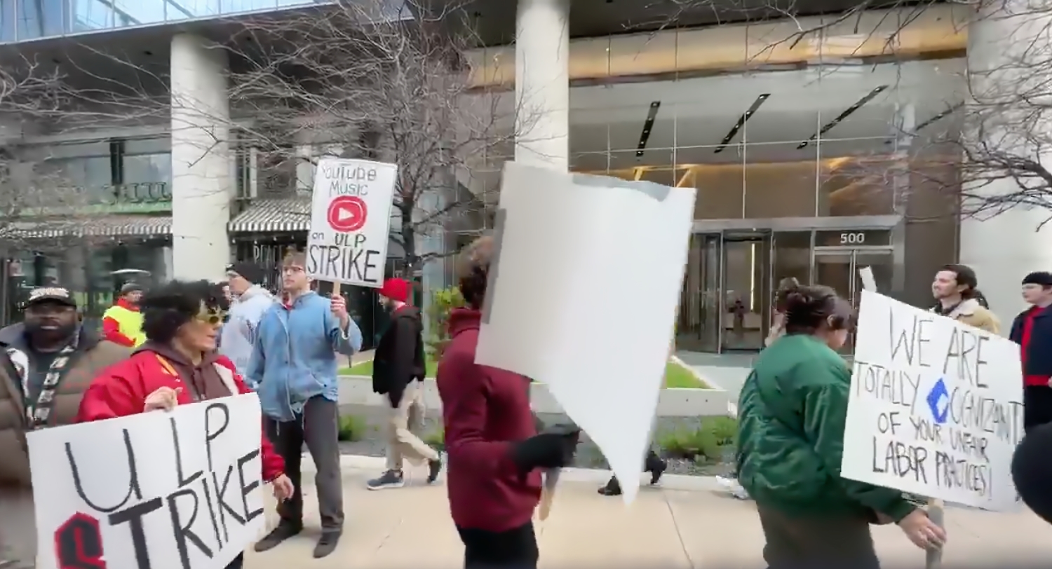 YouTube Music workers strike at Google’s Austin offices