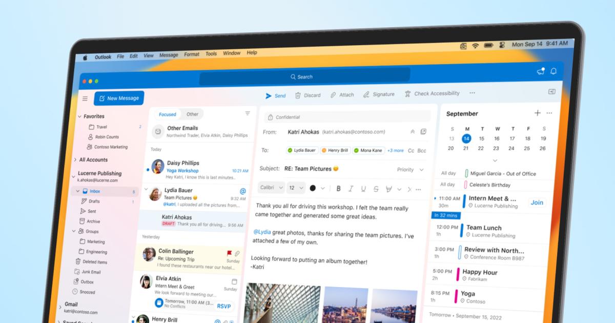 Microsoft makes Outlook free to use for Mac