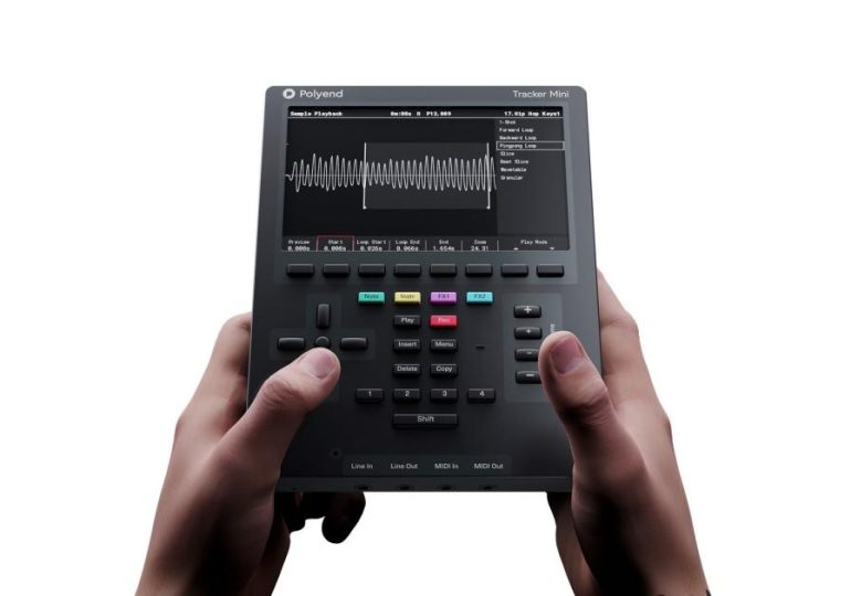 The Polyend Tracker Mini is a powerful and portable studio in a box