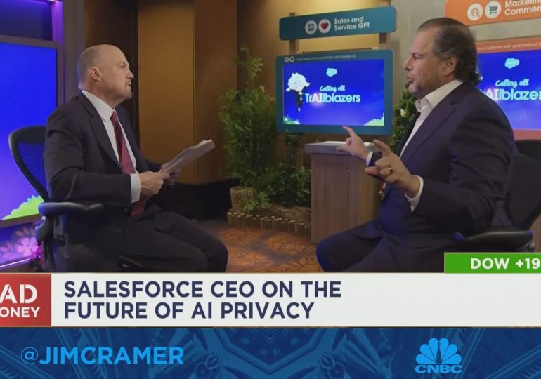 Salesforce shares pop on earnings beat and optimistic forecast