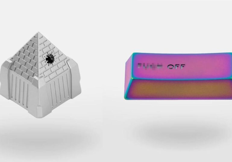 Dbrand’s artisan keycaps are here to curse you out and stab you