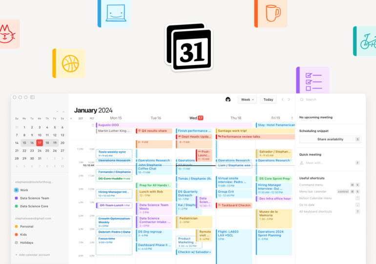 Notion turns its Cron acquisition into an integrated calendar app