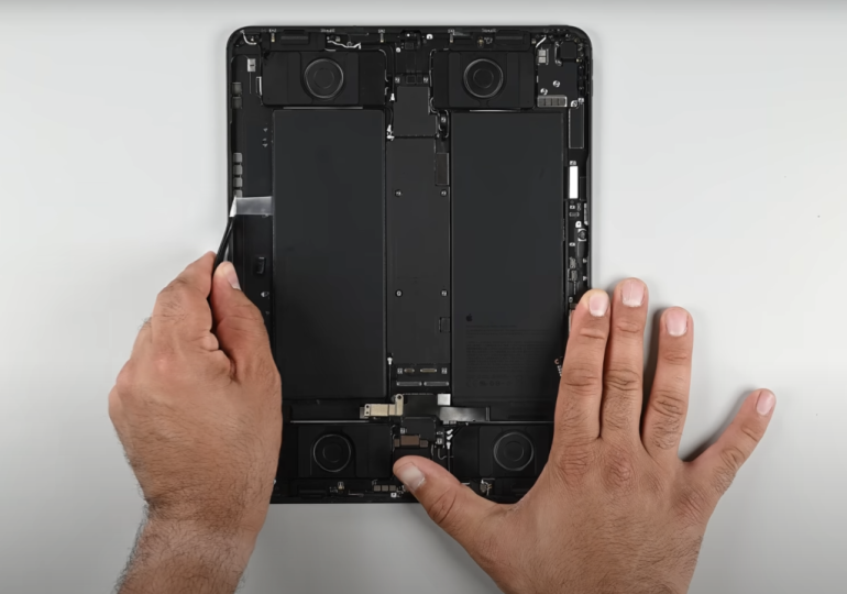 iFixit’s teardown of the new M4 iPad Pro reveals an easier-to-replace battery