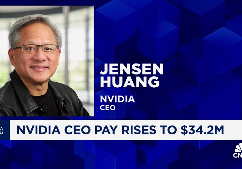 Nvidia CEO Jensen Huang's net worth swells from $3 billion to $90 billion in five years