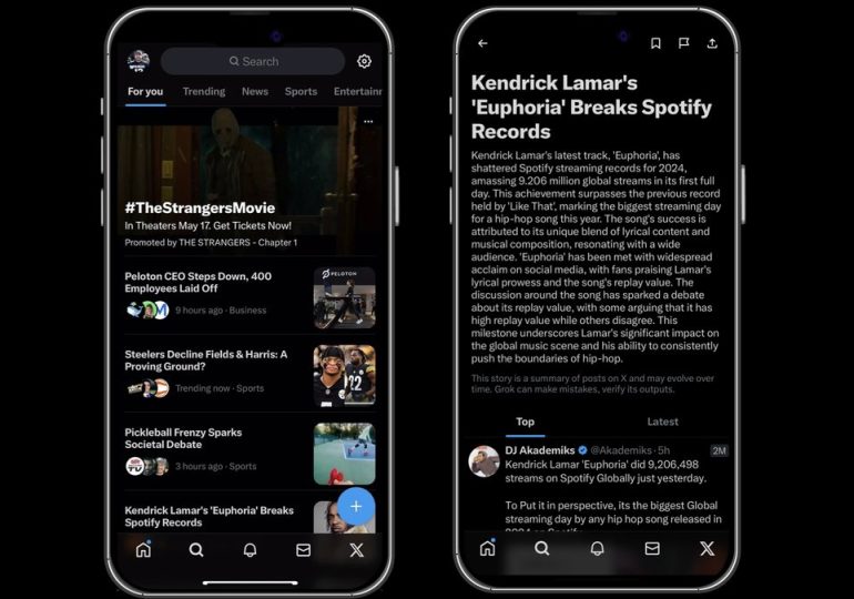 X is using Grok to publish AI-generated news summaries