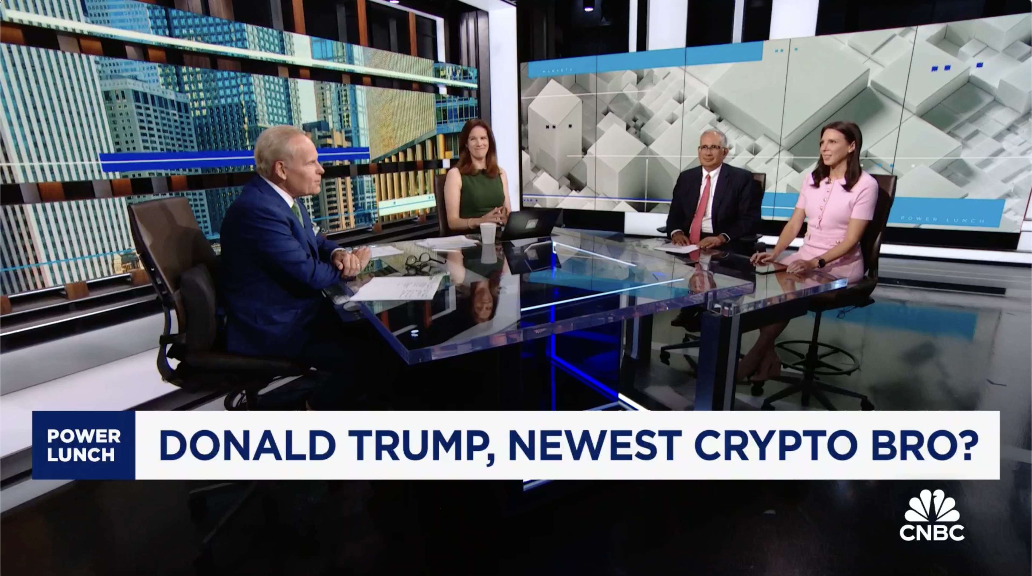 Trump caters to crypto crowd