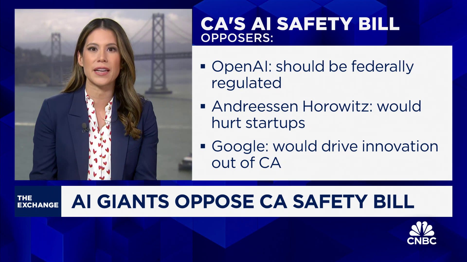 Google, OpenAI & others oppose California AI safety bill