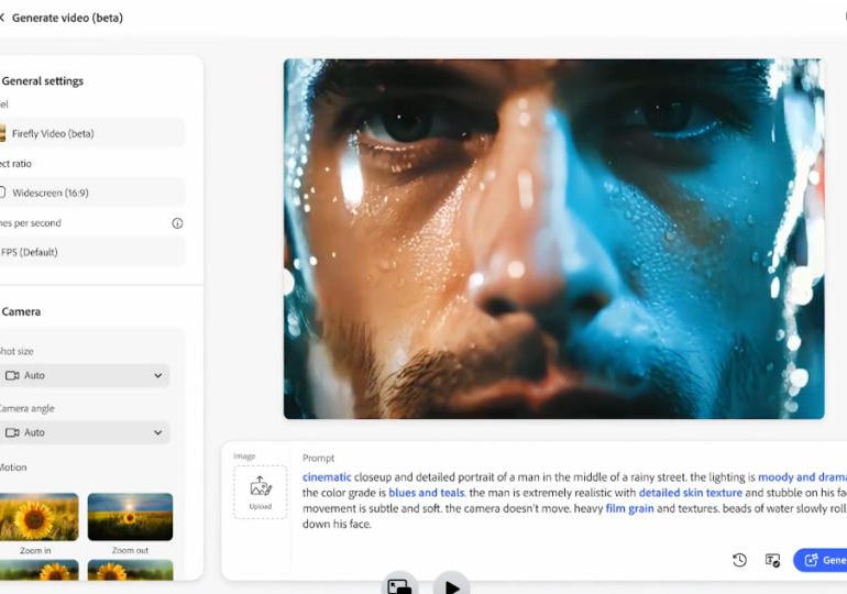 Adobe previews AI video tools that arrive later this year