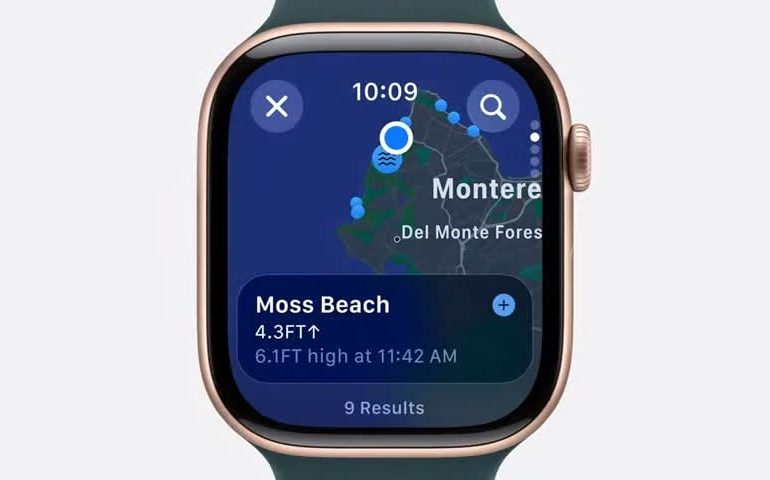 Apple Watch Series 10 features a much larger screen and a much thinner design