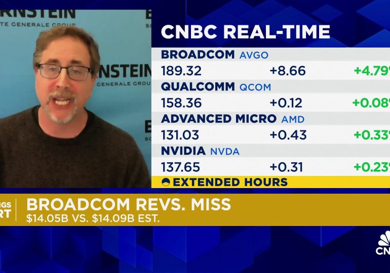 Broadcom shares rise 13% on profit beat, 'massive' opportunity in AI