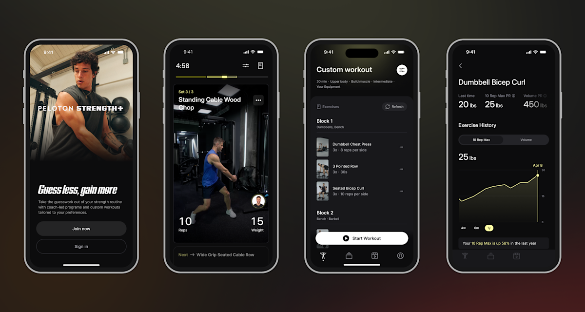 Peloton is introducing a new audio-focused strength training app